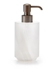 Hielo Onyx Soap Dispenser  from Labrazel on a white background at Spacio retail store in Mumbai